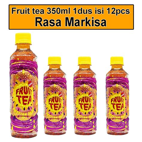 Jual Fruit Tea Sosro Markisa Pet 350 Ml Isi 12 Pcs Shopee Indonesia