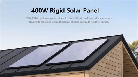 Ecoflow 400w Rigid Solar Panel Set Of 2 Allprogenerators