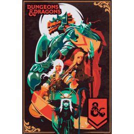 Dungeons and Dragons Characters Poster