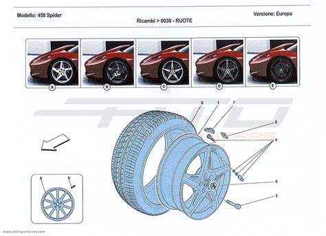 Ferrari 458 Spider WHEELS parts at ATD-Sportscars | ATD-Sportscars