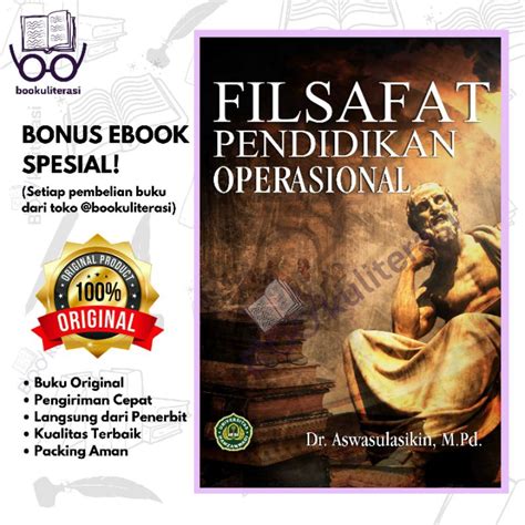 Jual Buku Filsafat Pendidikan Operasional Shopee Indonesia