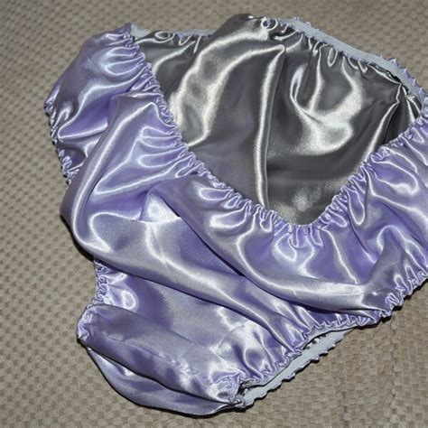 Double Layer Satin Panties Etsy