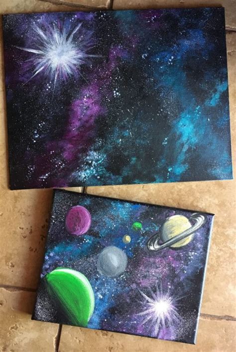 How To Paint A Galaxy - Step By Step Painting For Beginners