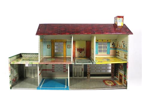 Vintage 1950s Marx Litho Tin Walt Disney Dollhouse Etsy