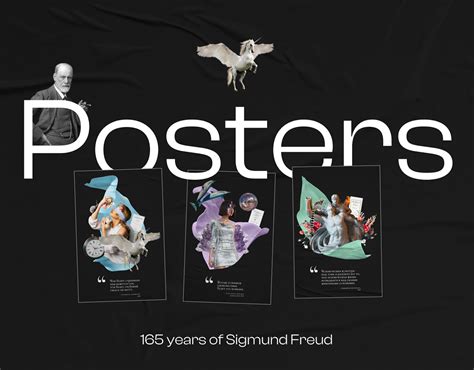 Sigmund Freud | Poster series on Behance