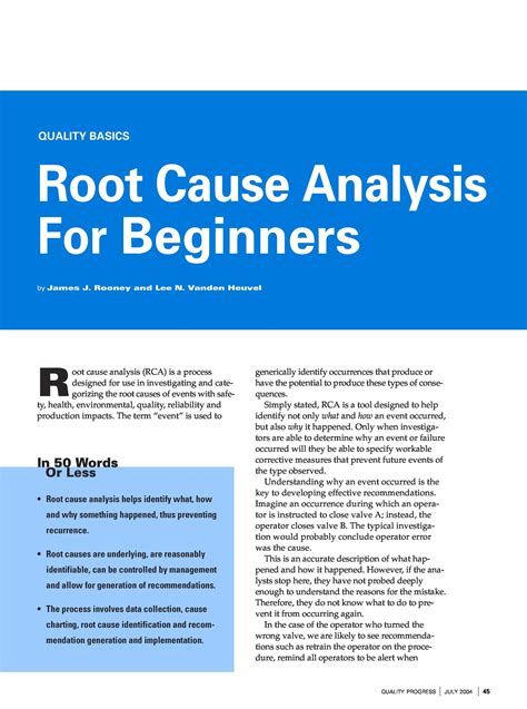 40 Effective Root Cause Analysis Templates Forms And Examples