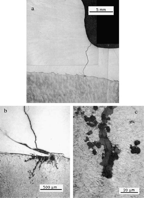 Stress Corrosion Crack In A Bi Material Pressure Vessel Component A