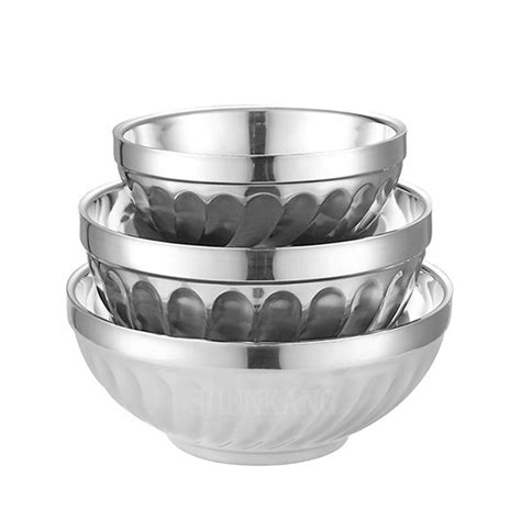 KIT 3 Tigelas Bowl Aço Inox Multiuso Profissional Frigopro