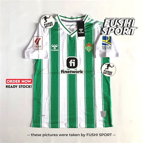 Jual Jersey Baju Bola Real Betis Home Full Patch New Grade