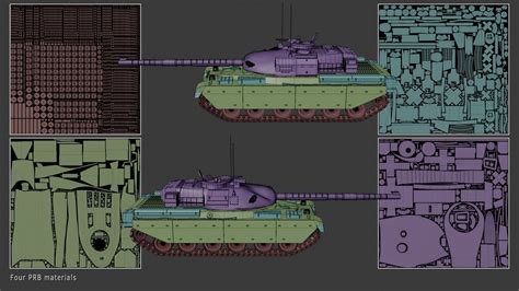 Chieftain Fv4201 Main Battle Tank 3d Model Animated Rigged Cgtrader