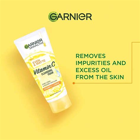 Garnier Vitamin C Cleansing Foam Garnier Skin Care Garnier Skin