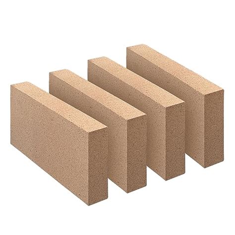 Fire Bricks Woodstove Firebricks Size 9 X 4 12 X 1 14 4 Pack Insulating