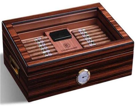 Amazon Wykdl Premium Wooden Empty Cigar Boxes Leather Cigar Case