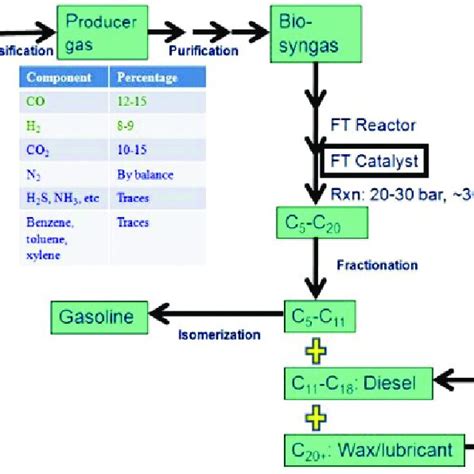 A Schematic Diagram Showing Flow Of Events In Gasification And Download Scientific Diagram