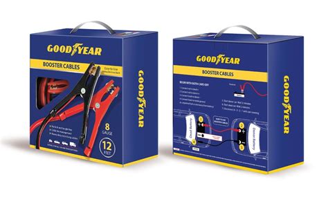 Goodyear Booster Cables 16 4 Gauge Or 12 8 Gauge Groupon