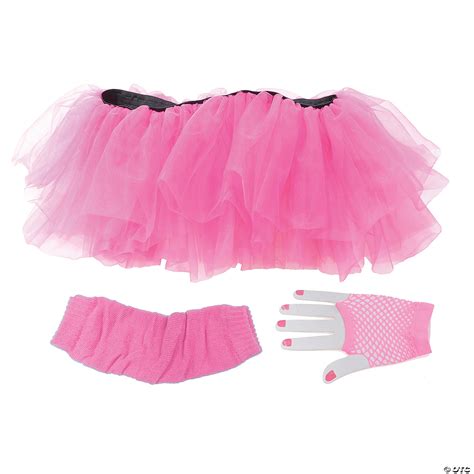 Tutu Set Adult Neon Pink