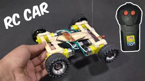 How To Make A Remote Control Car At Home How To Make Rc Car School Science Project [2020