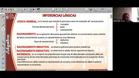 CEPRE UNI 2022 2 ÁLGEBRA Razonamiento lógico SEMANA 18 parte 1