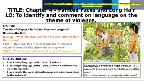 Lord Of The Flies Chapter 4 Teaching Resources