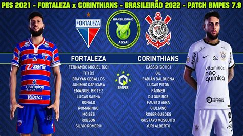 PES 2021 FORTALEZA X CORINTHIANS CAMPEONATO BRASILEIRO 21 08 2022