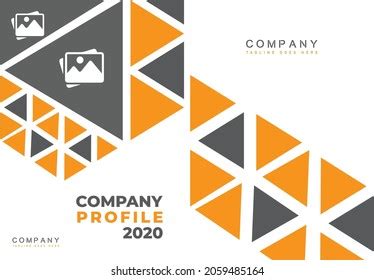 Corporate Minimalist Company Profile Cover Stock Vector (Royalty Free ...