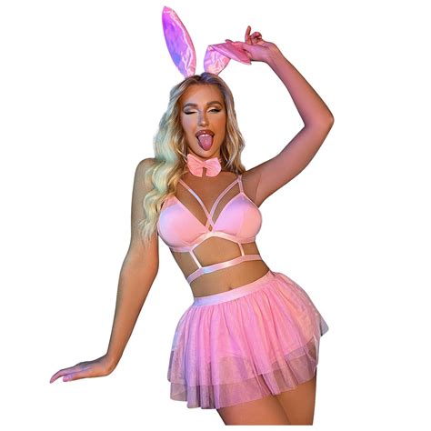 Lovskoo Pcs Sexy Lingerie Sets For Women Role Play Maid Outfit