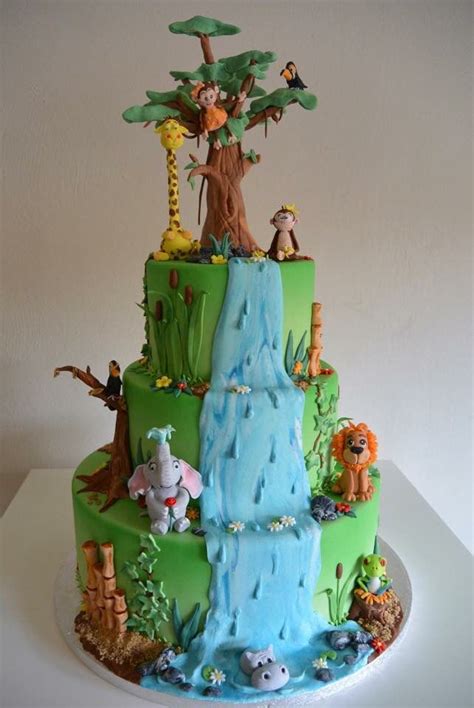 Jungle Cake Made By Angelique Bond This Cake Was Published In MjamTaart