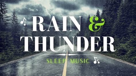 Rain And Thunder Ambient Sounds Of Nature Fall Asleep Youtube