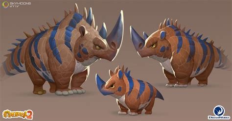 Artstation The Croods 2 Mobile Game Mount Creatures Creature