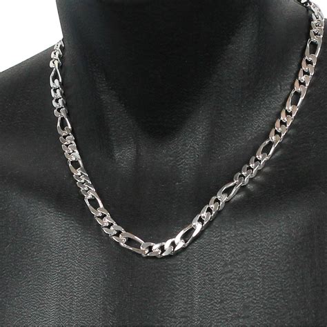 Collier Figaro Mm Cm Argent Massif Poids Gr Option