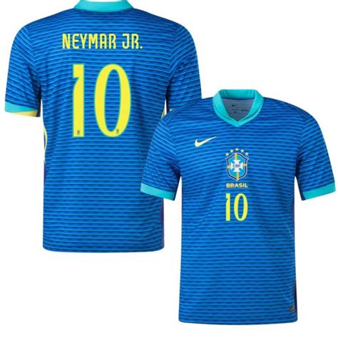 Maillot Bresil Exterieur 2024 2025 Neymar Jr Foot Soccer Pro