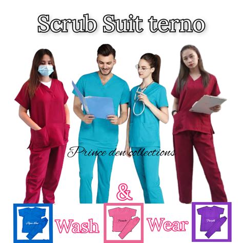 High Quality Scrub Suit Terno Us Katrina Lazada Ph