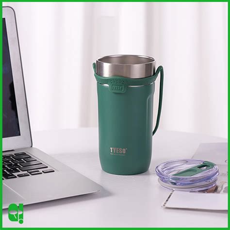 Jual TYESO Tumbler Gelas Botol Minum Aesthetic Korea Coffee Cup 100