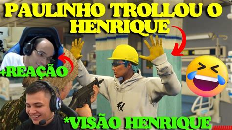 Paulinho Trollando O Henrique No Hospit L Youtube