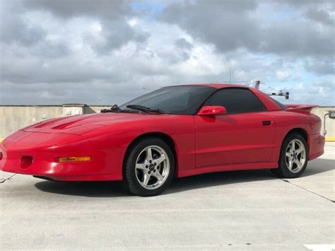 1993 Pontiac Trans Am Ws6 93556 Miles Red 57l V8 Automatic Classic