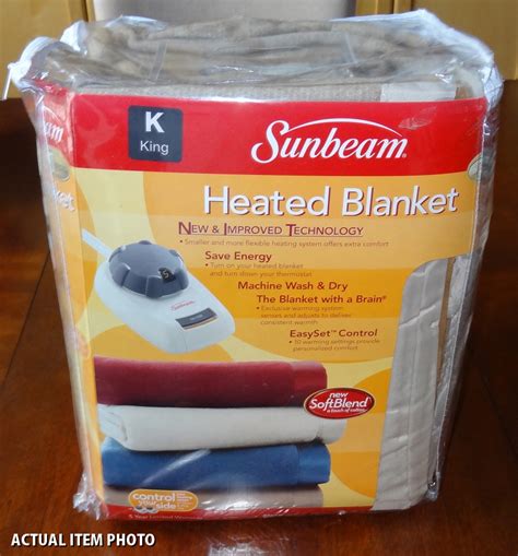 Sunbeam Electric Blanket Manual Dual Controls