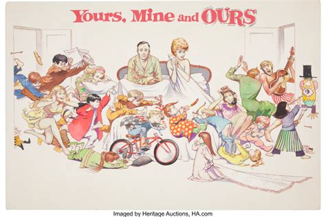 Frank Frazetta Yours Mine And Ours Movie Poster Illustration Lot