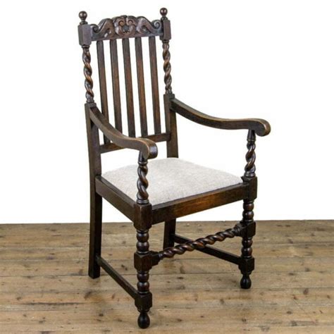 Early Th Century Antique Oak Armchair M Penderyn Antiques