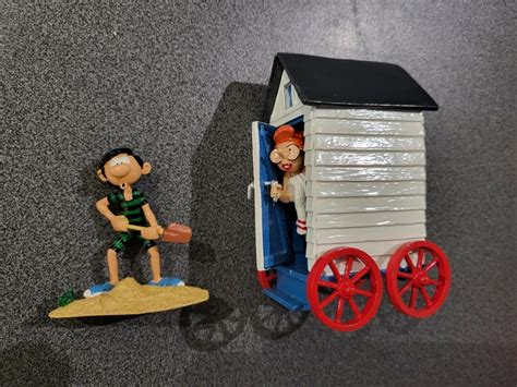 Franquin Pixi Gaston Et Mademoiselle Jeanne BC Para BD Figurines