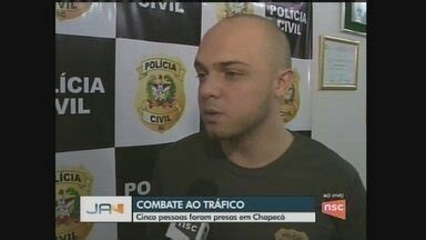 Jornal do Almoço Chapecó Operação contra o tráfico de drogas prende