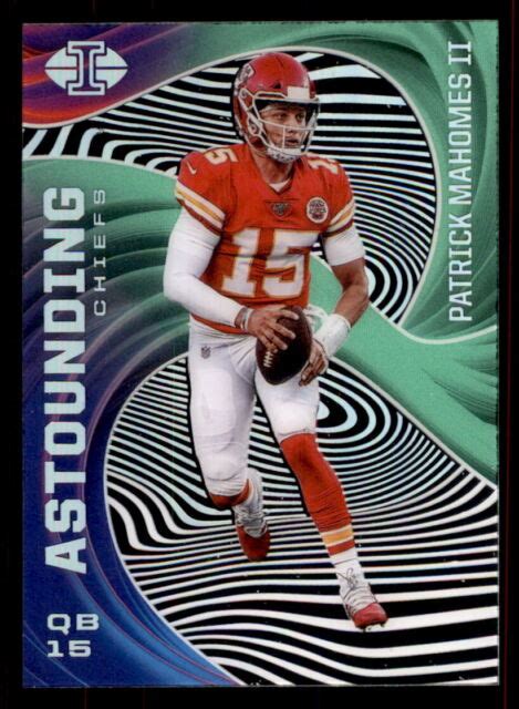 2020 Panini Illusions Astounding Emerald A11 Patrick Mahomes II For