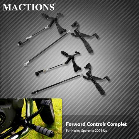 Motorcycle Forward Controls Complete Kit Pegs Levers Linkages For