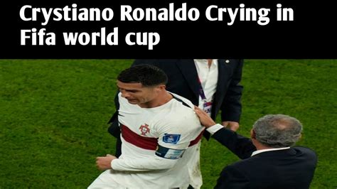 Crystiano Ronaldo Crying After Losing Fifa World Cup Crystiano