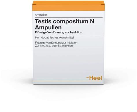 Testis Compositum N Ampullen St Ck Kaufen Volksversand Versandapotheke