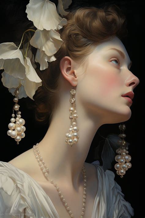 Dorota Piotrowiak Artiste Polonaise Polish Girl With A Pearl