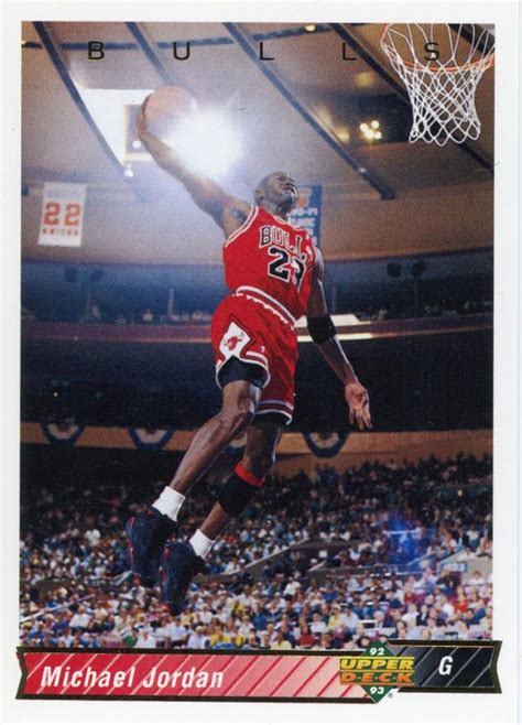 1992 93 Upper Deck 23 Michael Jordan Trading Card Database