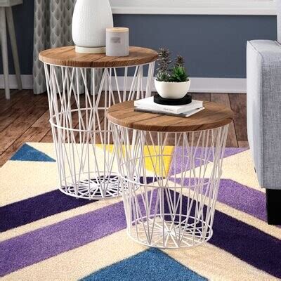 Ivy Bronx Azaliya Frame Nesting Tables With Storage ShopStyle