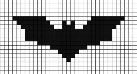 Batman Logo (2005) Pixel Art | Pixel art, Pixel drawing, Easy pixel art