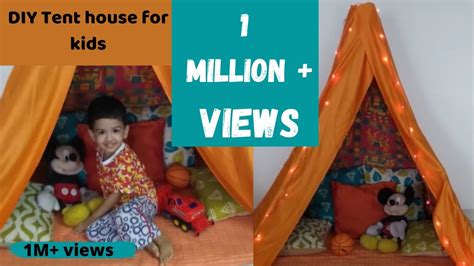 Diy Kids Tent House At Home Kids Tent Indoor Tent House For Kids