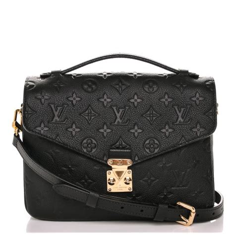 Louis Vuitton Pochette Metis Empreinte Black Literacy Basics